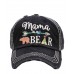 Adjustable Mama Bear Aztec Arrow Tepee Western Cap Hat Black Pink Turquoise Blue  eb-93844316
